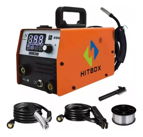 Maquina Soldadora 200amp Portátil Soldador 3 En 1