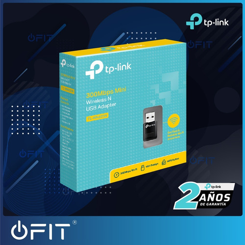 Imagen 5 de 10 de Adaptador Usb Wifi Tp Link Mini Inalámbrico 300mbps