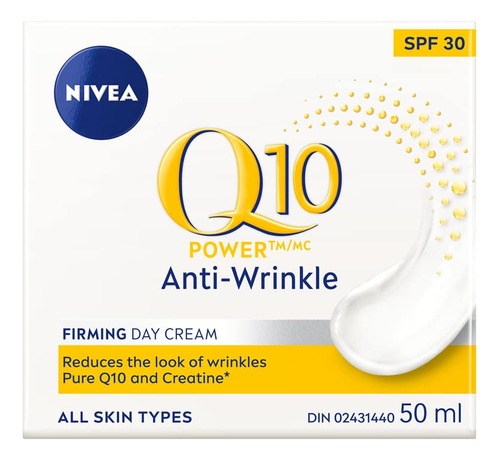 Nivea Q10 Plus Antiarrugas Con Spf 30 Crema Para El Cuidado.