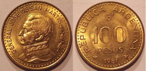 Argentina Moneda 100 Pesos 1981