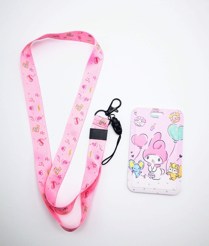 Portacredencial+ Lanyard Kuromi, Melody, Cinnamoroll, Sanrio