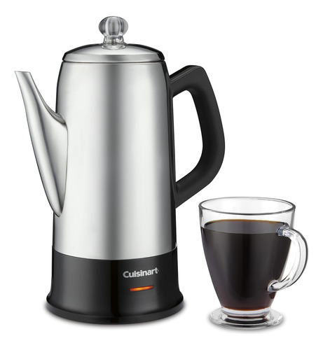 Cuisinart Percolador Clásico De 12 Tazas Prc 12n Acero