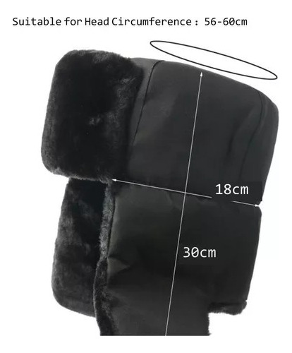 Gorro Ushanka Inverno Russo Aviador Distintivo Soviético