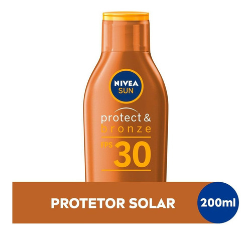 Protetor Solar Protect & Bronze Sun Fps30 200ml Nivea