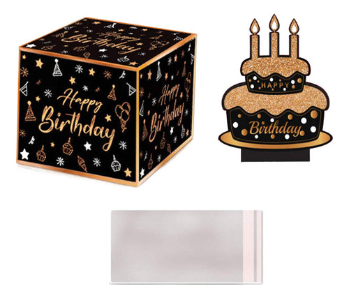 Caja De Regalo De Dinero De Feliz Cumpleaños Diy, Divertida