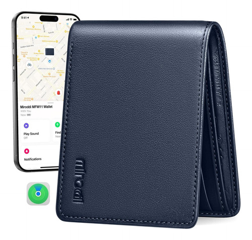 Cartera Para Hombre Incorporada Find My Real Time Tracker, 1