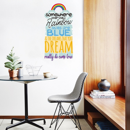 Vinilos Decorativos Frases Somewhere Over The Rainbow 