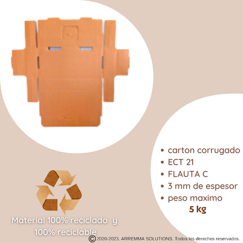 Cajas De Cartón Para 20x10x4cm 15pzs Mailbox