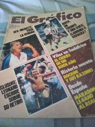 Revista El Grafico 3295 3834 Menotti Maradona River Lote 6º