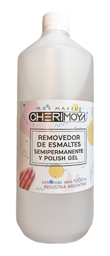 Removedor De Esmalte Semipermanente Cherimoya 1l Manicuría 