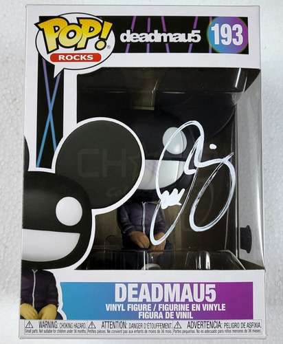 Funko Pop! Autografiado Deadmau5 Rocks #193 Electronica Dj (Usado)