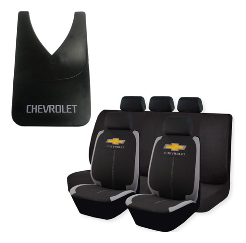 Funda Cubreasiento Tela Bordado+ Barrero Universal Chevrolet