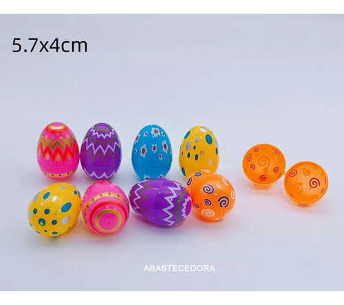 30 Piezas De Huevos De Pascua Rellenos De Plástico