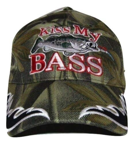 Gorra De Pesca Camuflada Redneck Hillbilly Kiss My Bass