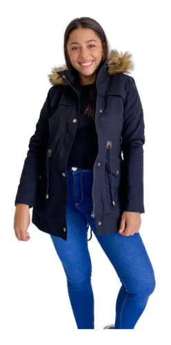 Parka abrigada mujer hotsell
