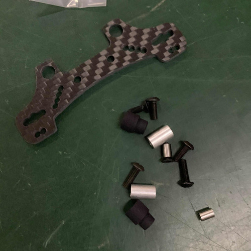 Rc Carbon Damper Stay Upgrade Compatible Con Tamiya Tt02 Rc