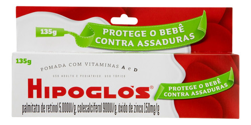 Pomada Preventiva de Assaduras Hipoglós Caixa 135g