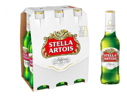 Cerveja Stella Artois 330ml (pack C/ 24 Garrafas)