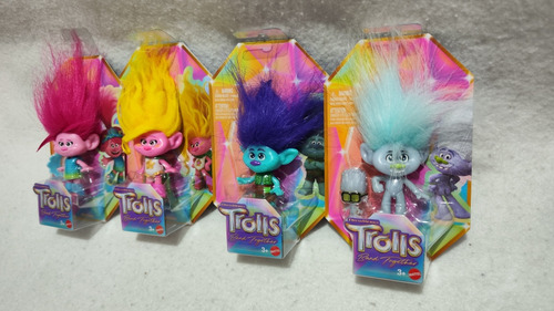 Trolls 4 Muñecos Band Togheter Nuevos