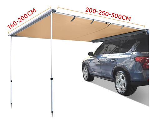 Toldo Retráctil Extraíble Para Vehículos