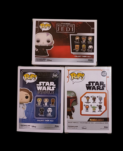 Funko Pop Pkte3 Star Wars 462, 595, 610 (cajas Con Daños)