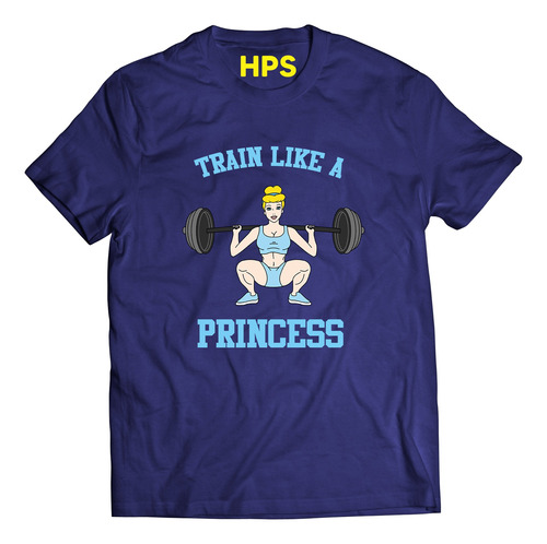 Playera Train Like A Princess, Princesa Cenicienta 