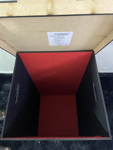 Cubo Grande 80cm Em Acrílico 3mm Virgem Para Festa Decoração