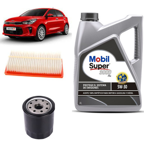 Kit Mantencion Para Kia Rio 5 1.6cc  2018  5w30 Sint.