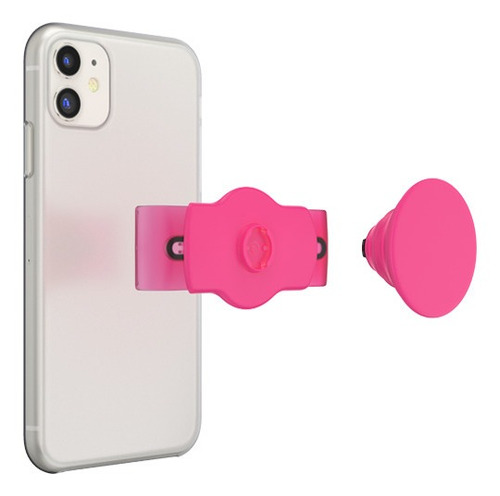 Popsockets Originales - Popgrip Slide - Stretch Neon Pink