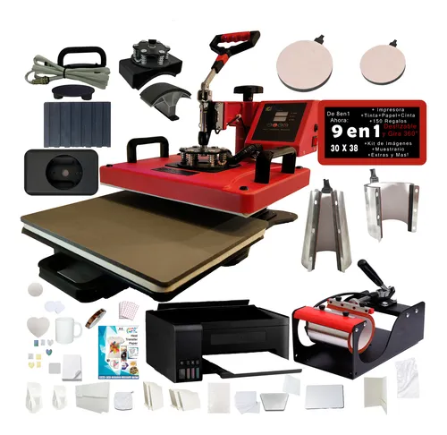 comprar Kit Combo 8 En 1 Impresora Sublimar Sublimación Pmo Oferta 1