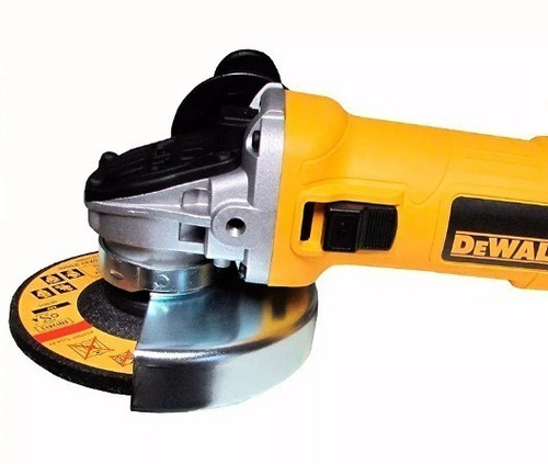 Amoladora angular DeWalt DWE4020 de 50 Hz color amarillo 800 W 220 V + accesorios