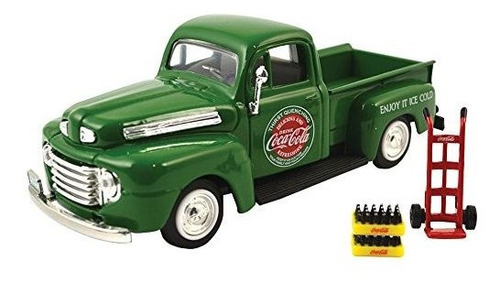 1948 Camioneta Pickup Ford Coca Cola Green Con Fundas Para