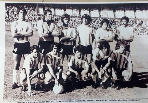 Foto Formacion Club Atletico Racing Club 1979.