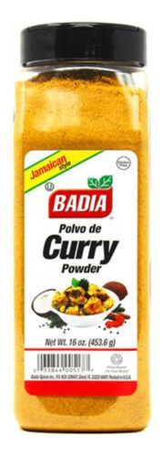 Badia Curry En Polvo 454 G