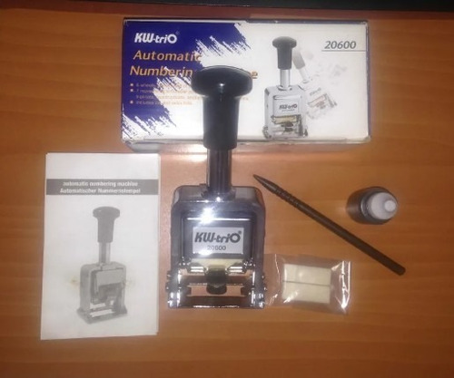 Imagen 3 de 4 de Numeradoras Sello Foliador Automatic Kw-trio 20600 Cromada