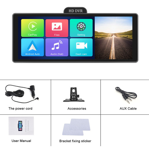 Sistema Inalámbrico Android Auto Bt Apple Airplay Stereo De