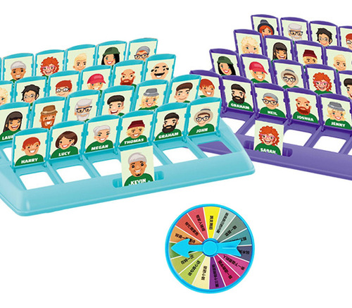 Juego De Adivinar Quién, Juego De Viaje, 96 Cartas