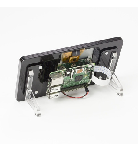Raspberry Pi 2 Pantalla Display Monitor Touch 7'' Oficial