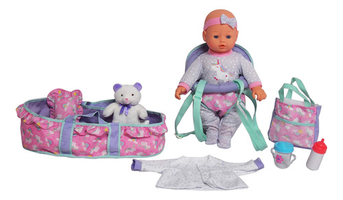 Dream Collection 16  Dolly Baby Doll Set En Azul