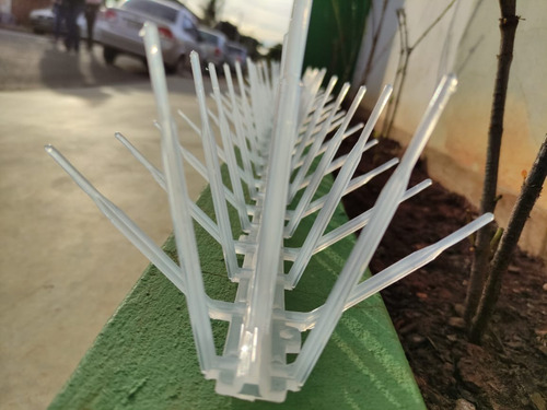 10 Espículas Espanta Pombos Repelente Pássaros Aves Pardal