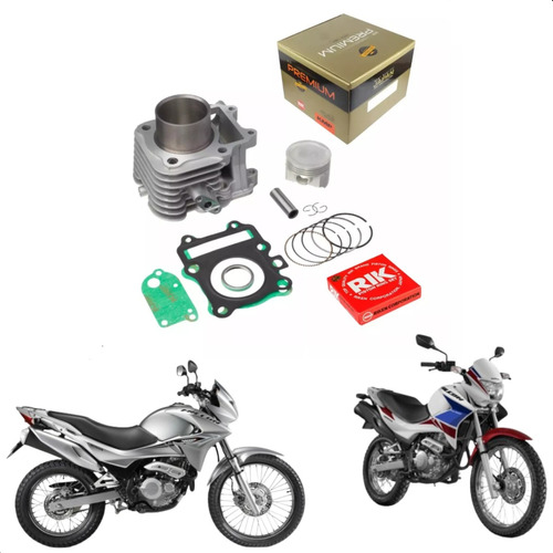 Kit Superior Motor Honda Nx 400 Falcon Com Catalisador