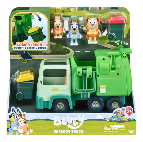 Camión De Basura Juguete Bluey Friccion Niños Navidad