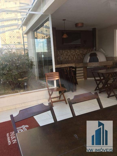Cobertura À Venda, 122 M² Por R$ 599.000,00 - Vila Augusta - Guarulhos/sp - Co0002