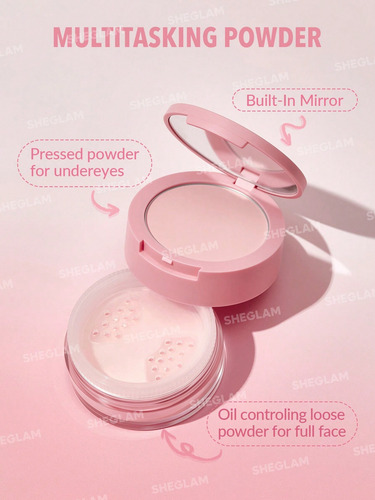 Sheglam Insta-ready Polvos Fijadores Rostro Y Ojos
