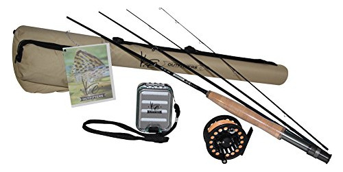 Outfitters Drift Serie 3 Wt Pesca Mosca Trucha Rod Carrete 1