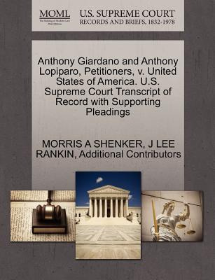 Libro Anthony Giardano And Anthony Lopiparo, Petitioners,...