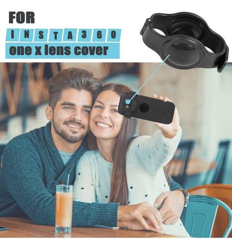 Imagen 2 de 7 de Para Insta360 One X Cámara Lente Caso Fisheye Lente Protecto