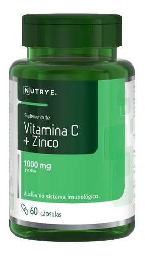 Vitamina C + Zinco 60 Capsulas (1000mg)