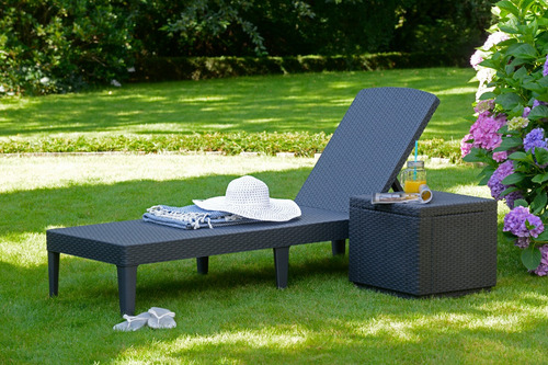 Reposera Reclinable Jaipur Gráfito - Keter