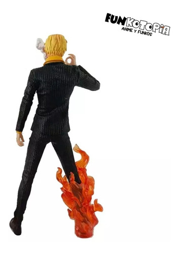 Imagen 2 de 4 de Figura De Colección One Piece Sanji Con Traje Y Diable Jambe